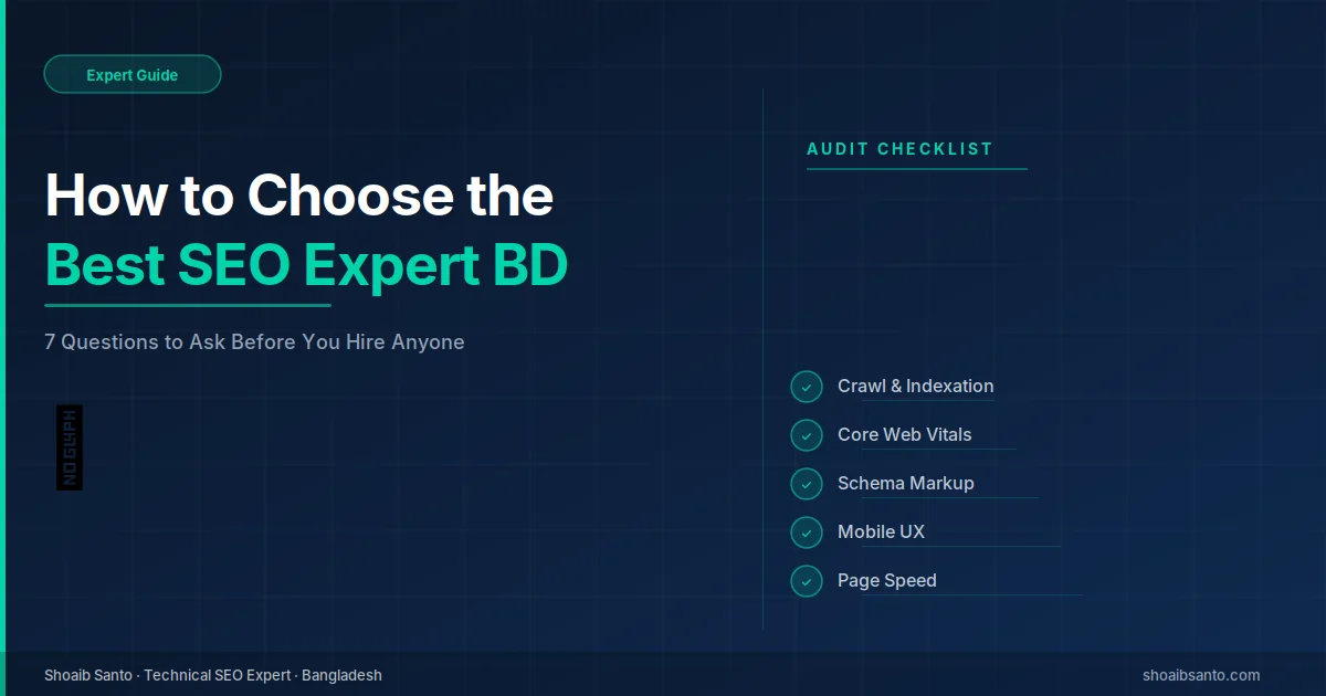 Best SEO Expert in Bangladesh (2026 Guide) — SEO Expert Blog by Shoaib Santo